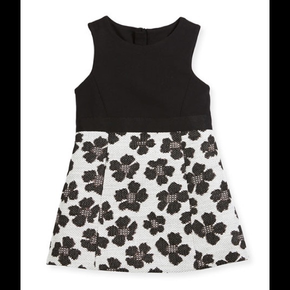 NWT Milly Mini Metallic Jacquard Panel $185 Dress - Picture 1 of 7